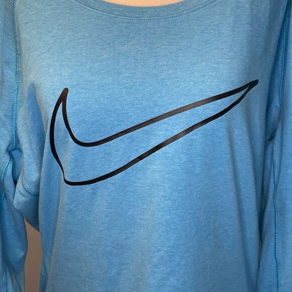 Nike Dri-FIT Epic Obsessed GRX Crew Training Sweatshirt Bright Blue French Terry - Picture 5 of 10